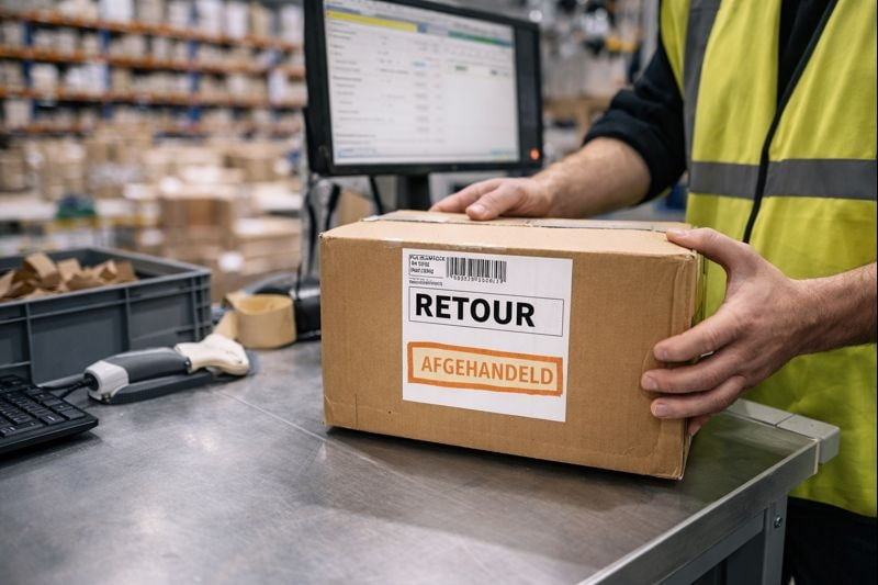 Retourverwerking en fulfilmentproces